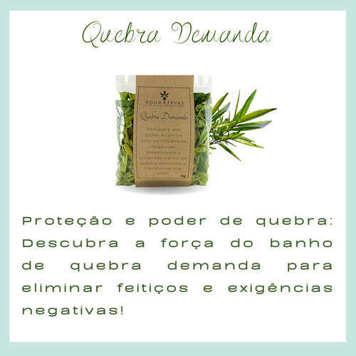 Erva De Banho | Quebra Demanda Legítima Ritualística Kit C/3 4