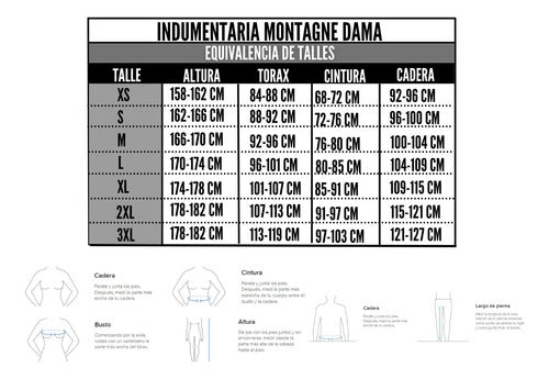 Montagne Women's Calza Montagne Izlqbieplk-neg/neg/cuo 4