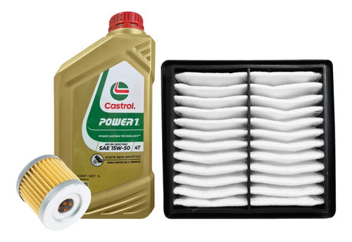 Castrol Power 1 Suzuki Gixxer 150 Motexo Gaona Kit 0