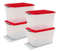 8 Stackable Organizing Boxes 34L Colombraro Plastic Containers 4