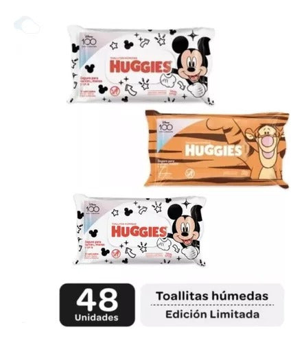 Pack X 3 Toallitas Húmedas Huggies 4 En 1 48 U 0