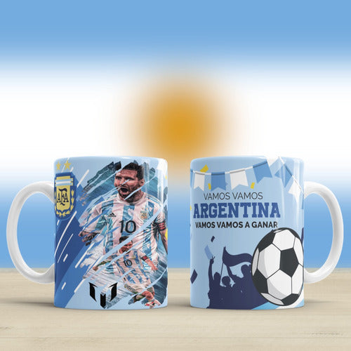 Sublismall Argentina Champion Mugs | Plastic Polymer | Wholesale X 20 5