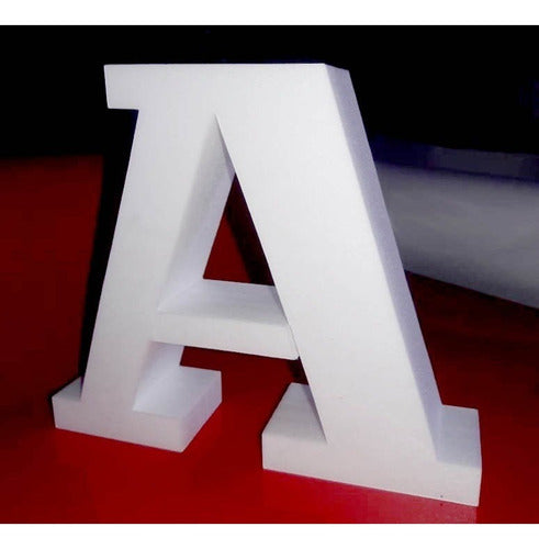 Safari Publicidad 6 Polyfan Letters - 25 Cm Height - Unfinished 20 Mm Thickness 1