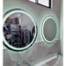 Circular Frosted LED Light Mirror 70cm 2