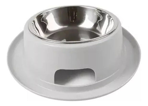 Stainless Steel Pet Bowl for Dogs and Cats - 18cm 7