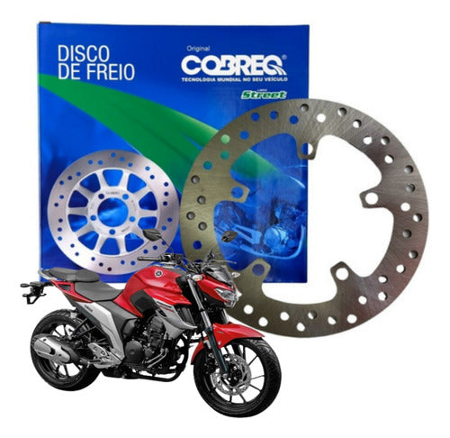 Disco Freio Trazeiro Fazer 250 2011 2012 Original Cobreq 0