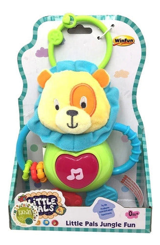 Win Fun Ploppy 497225 Lion Teether and Rattle 1