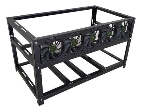 Estrutura Rig Para 6 Gpus - Com Cooler + Controlador 0