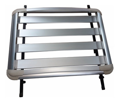 Aluminum Roof Luggage Rack with Longitudinal Bar - SOCAM Platinum 0