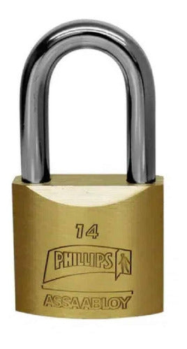 Philips Bronze Anti-Pick Padlock 20 mm Weather Resistant 0