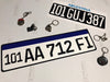 Generic Aluminum Trailer License Plate 1