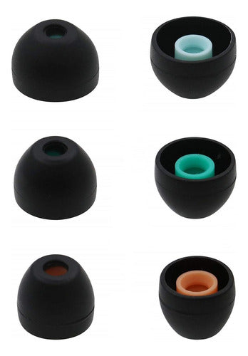 JNSA 3 Pairs Hybrid Silicone Ear Pads for Sony XBA, MDR 0