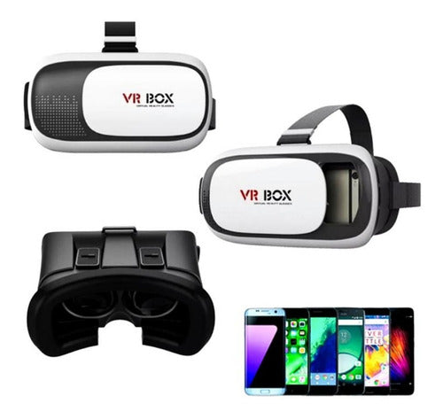 Lentes Ajustables Realidad Virtual 360° Cardboard 3d Vr Box 1