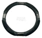 IKNA Universal Suede Carbon Steering Wheel Cover 38cm 2