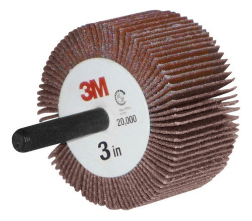 3M 781930 Rueda Flap 3m Inoxidable 3x1 75mm Gr. 80 C/ Vastago 0