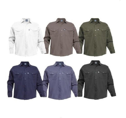 Blue Work Shirt or Trousers - Blueish, Green, White, Beige 0