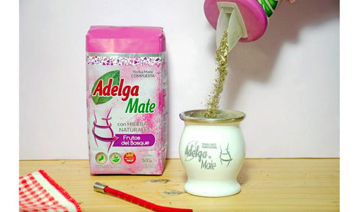 Adelga Mate Yerba Mate Frutos Del Bosque C/hierbas 500 G 2