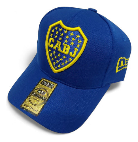 New Era Curved Cap with Boca Junior Buckle TopQuality 4