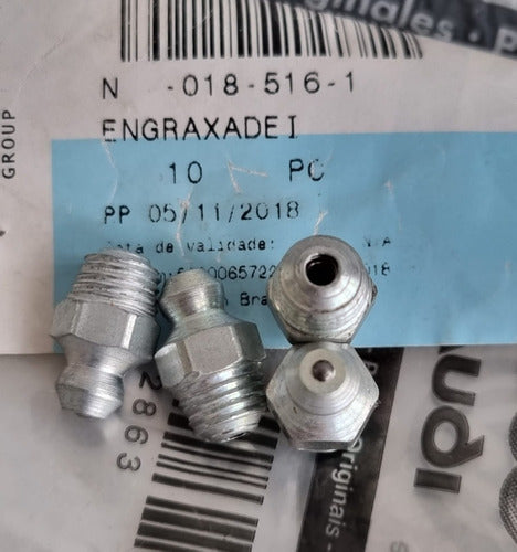 4 Engraxadeira 8mm Eixo Suspensao Diant  Kombi Fusca Orig Vw 2