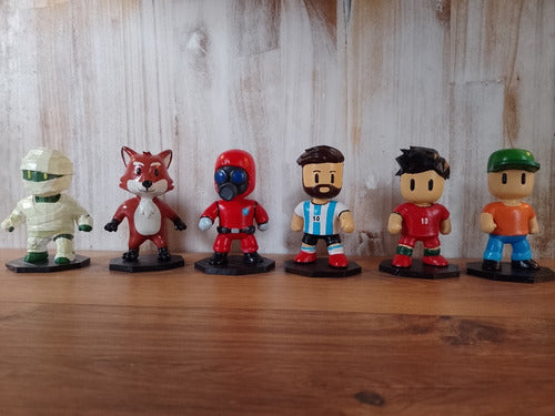 Stumble Guys Cake Toppers 15cm Xunid 3D Printed Figures 0