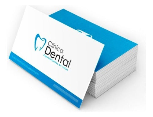 100 Personal Cards 9x14 cm Full Color Single-Sided 2