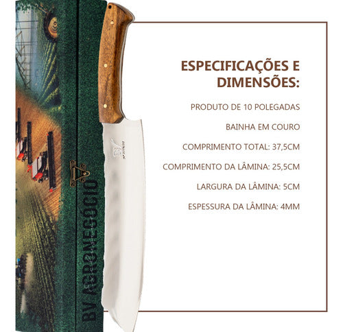 Faca Churrasco Agronegócio Prata P/ Churrasco 3