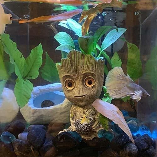 Slocme Air Bubble Decorations Groot for Aquarium - A 3