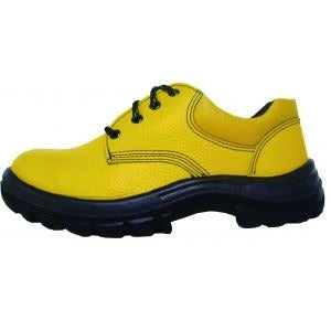 Zapato De Cuero Amarillo,pta.acero,talle:42  Worksafe 0