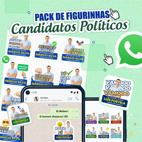 Figurinhas Para Candidatos Políticos Eleições Whatsapp Canva 1