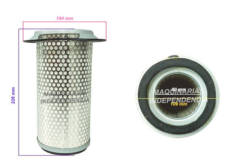 Mitsubishi Fd20 Exterior Air Filter for Forklifts 1