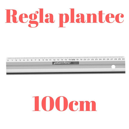 Metal Cutting Ruler 100cm Plantec 1