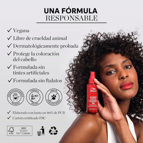 Wella Ultimate Repair Serum Tratamiento Sin Enjuague X30ml 2