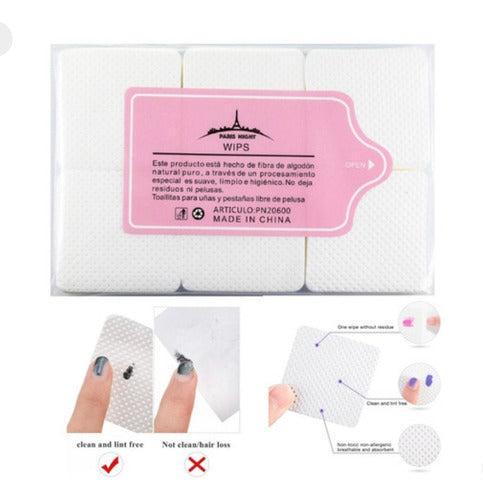 Paris Night Magic Lint-Free Wipes for Eyelashes and Nails 1