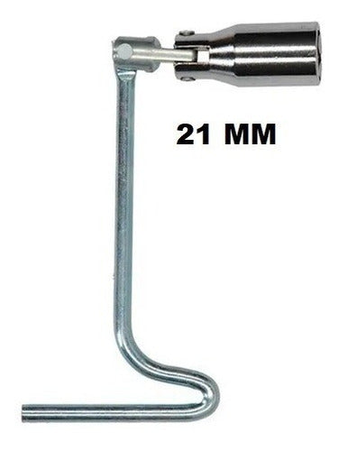 Originales Llave Saca Bujia 21mm Material Resistente Articulable 1