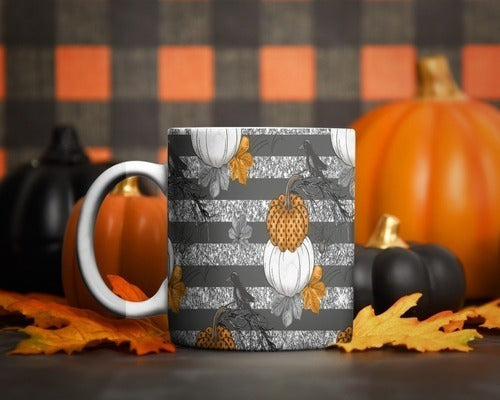 Kit  Plantillas Para Tazas Halloween Sublimación M5 7