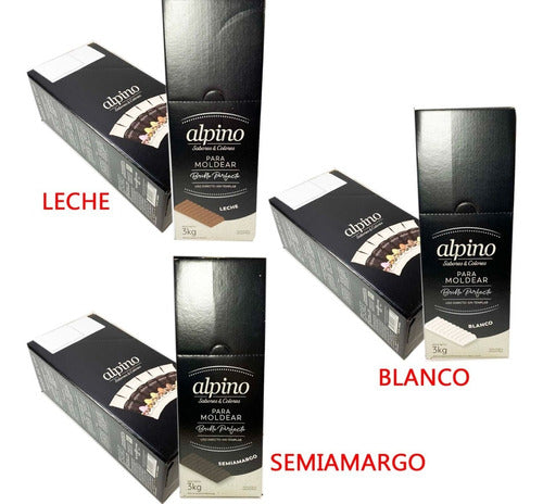 Alpino Chocolate Lodiser 3 Cajas X 3kg Cotillon Sergio Once 0