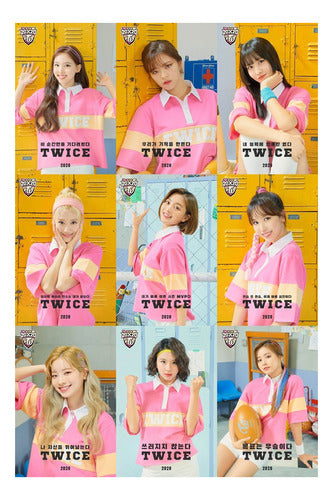 Calcotify Tarjetas Twice University Photocards Set 36 Y Con 2 Posters 1