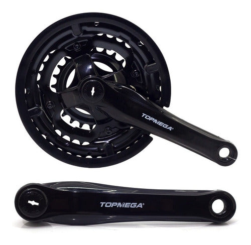 TopMega Triple Aluminum Chainring 42 T Lightweight 0