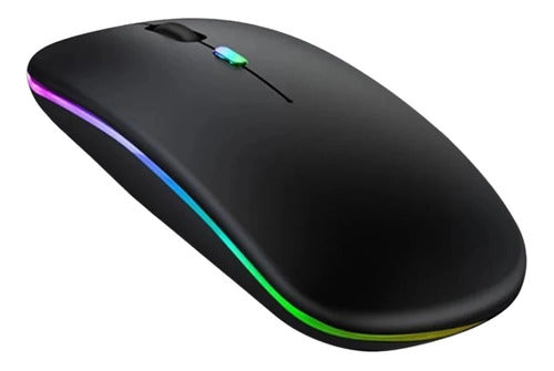 UNA GANGA Mouse Ultra Delgado Slim Con Batería Recargable Inalámbrico 1