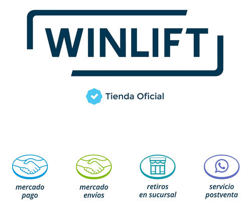 Winlift Máquina Alza Cristal Volkswagen Gol Trend 09/21 2