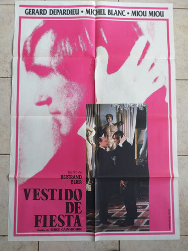 Vestido De Fiesta Poster Afiche Cine Gerard Depardieu 0