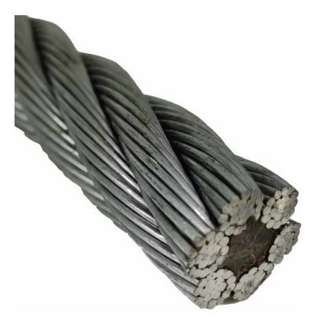 Mitre Cable Acero Galvanizado 6x19+1 4mm Rollo 100m Envio Gratis 5