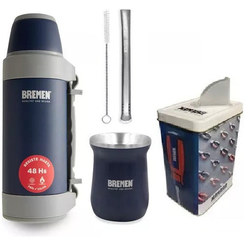 Bremen Thermos Kit 1.2L + Mate + Straw + Yerbera 0