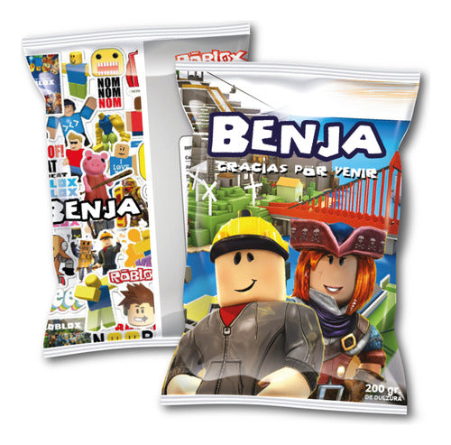 20 Bolsitas Golosineras Chip Bag Roblox 6