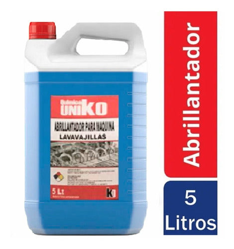 Uniko Abrillantador Para Màquina Lavavajilla 5 Litros 0