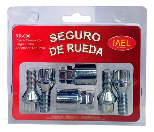 IA Anti-Theft Wheel Nut Set for VW Saveiro Senda Gol G1 G2 Gacel 0