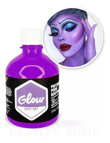 Belladersina Maquillaje Artistico Colores Básicos Bodypaint Glow 250 Cc 0