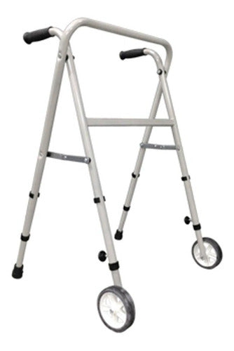 Massuar Reinforced Folding Orthopedic Walker with Wheels 0