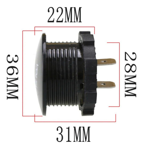 Voltimetro Digital 12 Volt 5