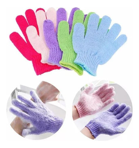 Top Ladies Exfoliating Glove Mitten for Body/Facial Spa x 2 0